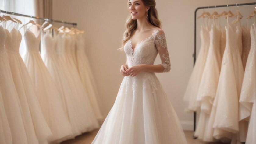 Салон свадебной моды предлагает примерку и консультации по выбору свадебного платья